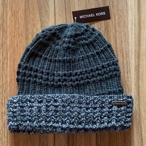 NWT Michael Kors Gray Knit Beanie